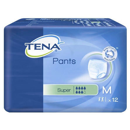 Tena Pants Super Medium 12 Pack