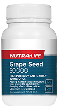 Nutra Lifegrape Seed 50000 120 Capsules