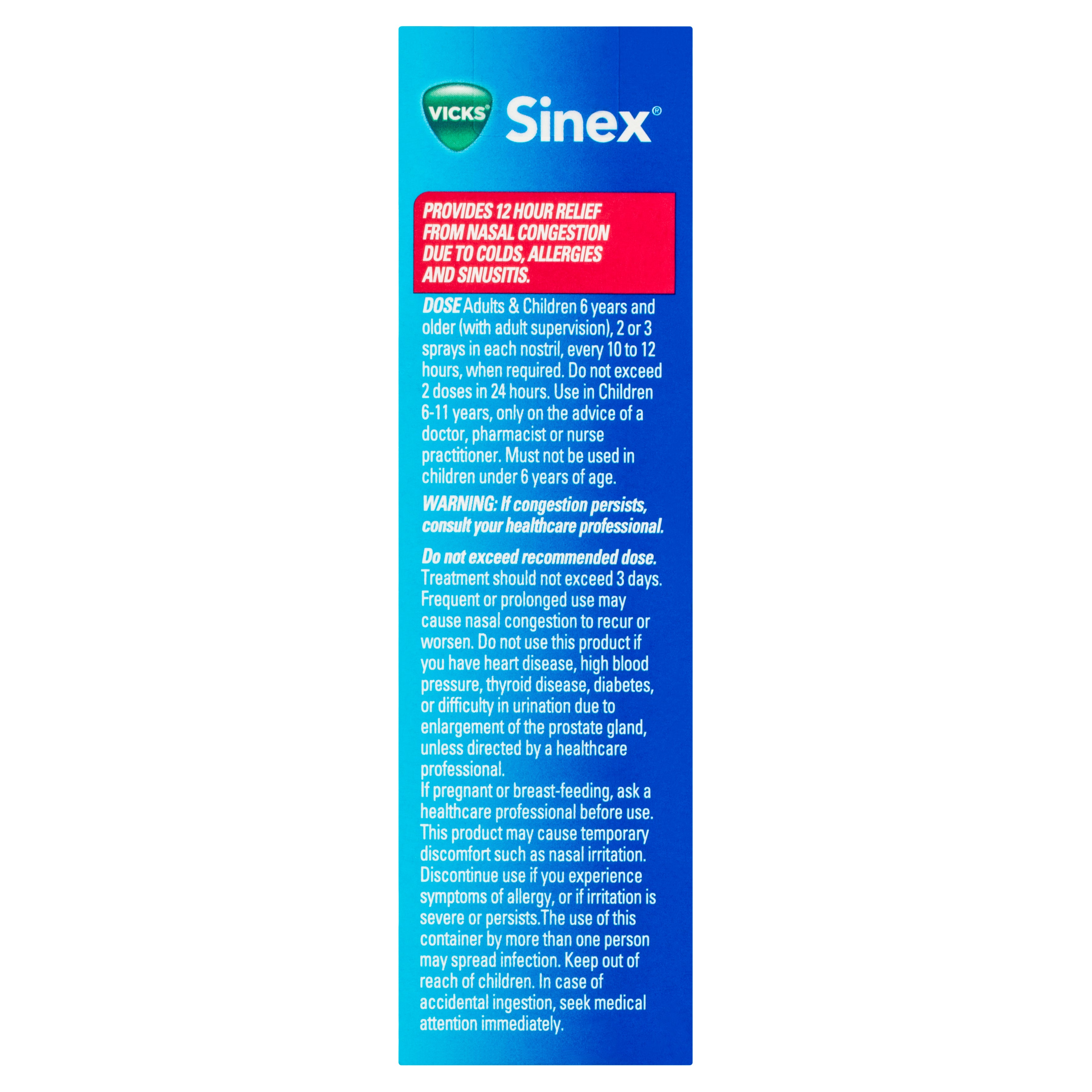 Vicks Sinex Aloe 15ml