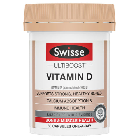 Swisse Ultiboost Vitamin D 60 Capsules