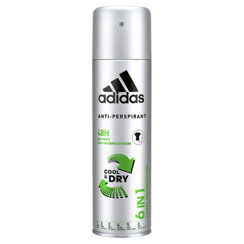 Adidas 6 In 1 Anti-Perspirant Spray For Him 200mL