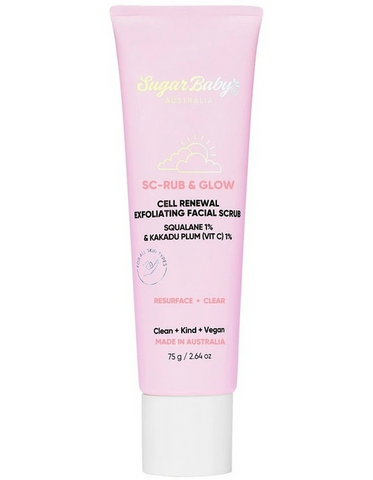 Sugar Baby Sc-rub & Glow Facial Scrub 75g