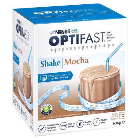 Optifast VLCD Shake Mocha - 12 Pack 53g Sachets