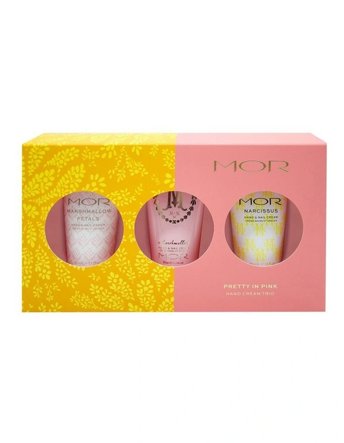 MOR Pretty In Pink Hand Cream Trio Set