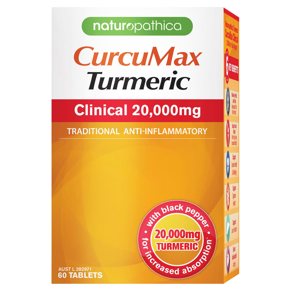 Naturopathica Curcumax Turmeric Clinical 20000 Mg