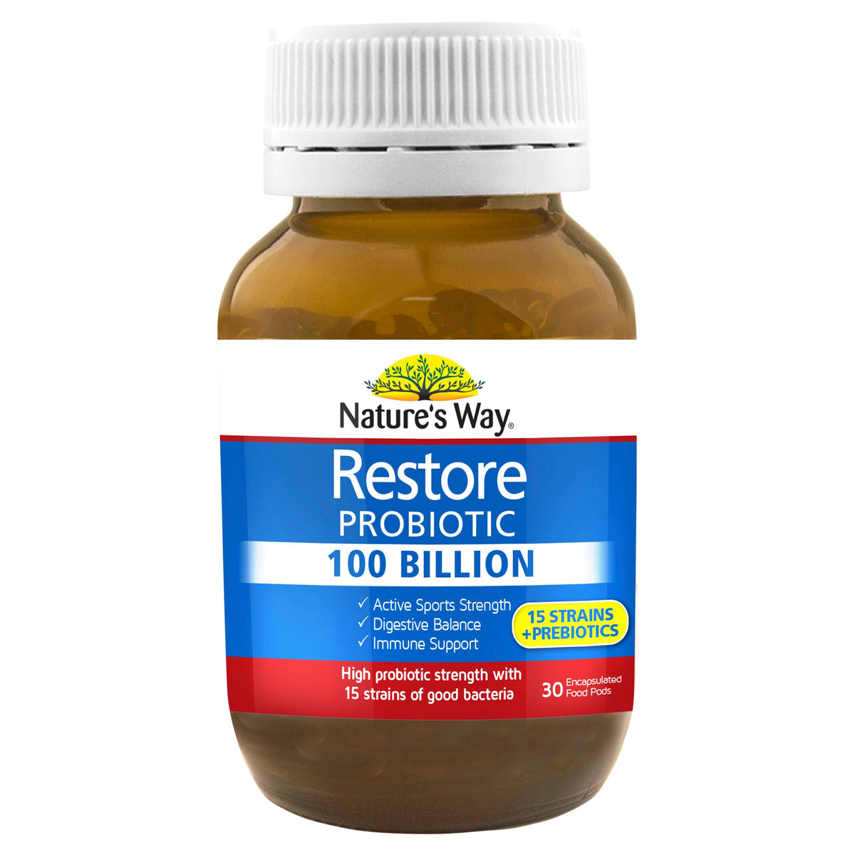 Nature's Way Restore 100 Billion 30 Capsules