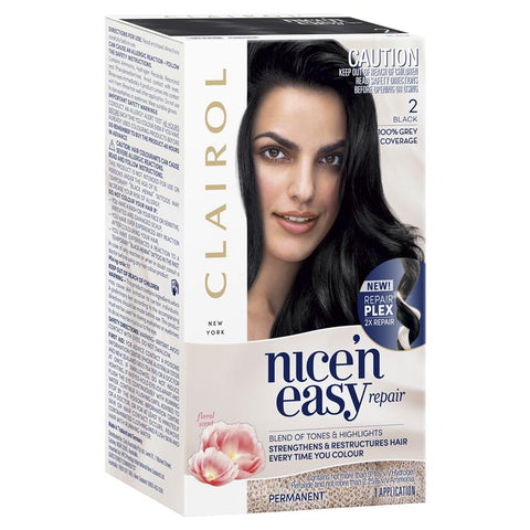 Clairol Nice N Easy Repair - 2 Black Hair Colour