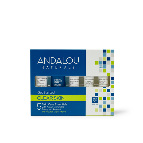 Andalou Clear Skin Get Started Kit 5 Pieces