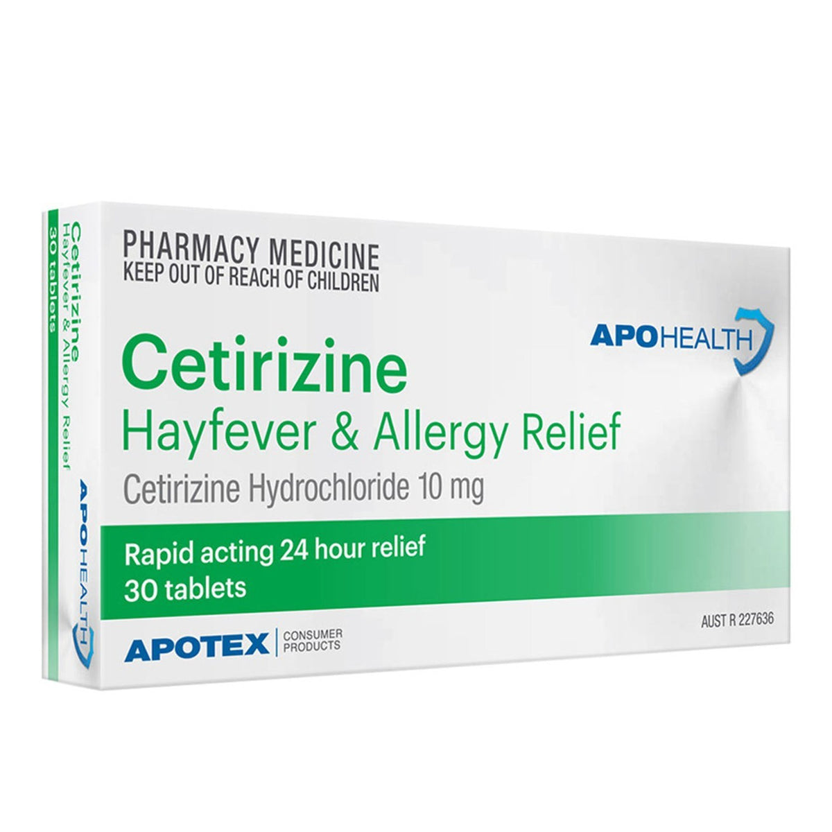 APOHEALTH CETIRIZINE HAYFEVER & ALLERGY TABLETS 30