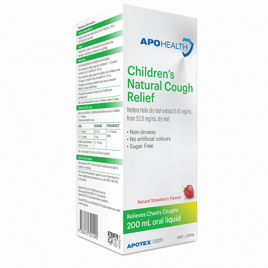 APOHealth Child Natural Cough Relief Bottle 200mL