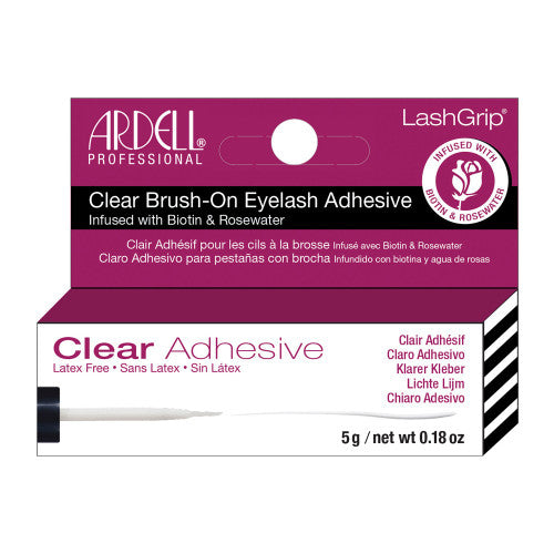 Ardell LashGrip Clear Brush On Adhesive With Biotin & Rosewater