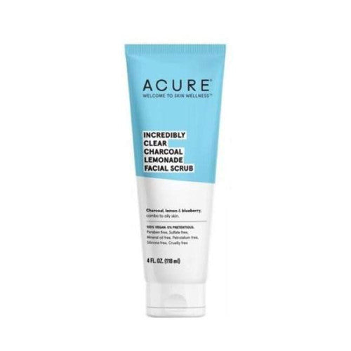Acure Incredibly Clear Charcoal Lemonade Facial Scrub 118ml