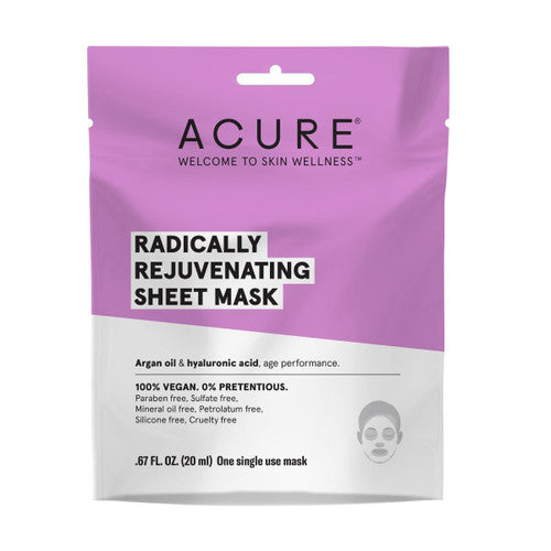 Acure Radically Rejuvenating Sheet Mask 20ml