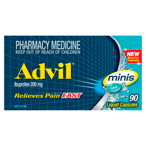 Advil Minis Liquid Capsules 90 Pack