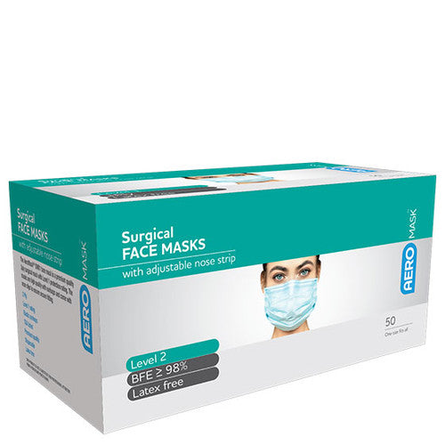 Aero Healthcare AEROMASK Level 2 Surgical Mask 50 Pack