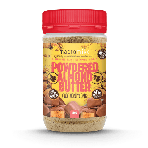 MACRO MIKE Powdered Almond Butter Choc Honeycomb 180g