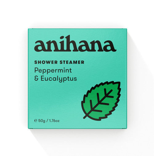 Anihana Peppermint and Eucalyptus Shower Steamer 50g