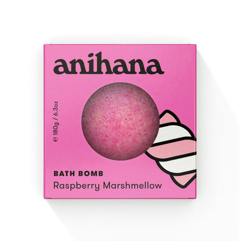 Anihana Raspberry Marshmallow Bath Bomb 180g