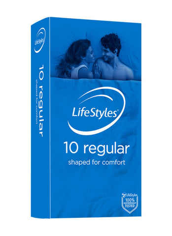 Ansell-LifeStyles Regular Condoms 10 Pack