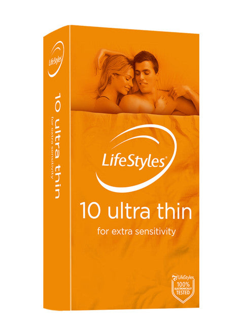 Ansell-LifeStyles Ultra Thin Condoms 10 Pack