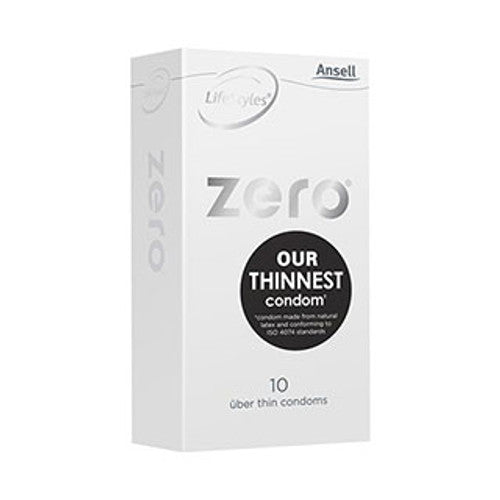 Ansell-LifeStyles Zero Condoms 10 Pack