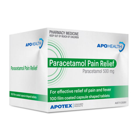 ApoHealth Paracetamol 500mg 100 Tablets