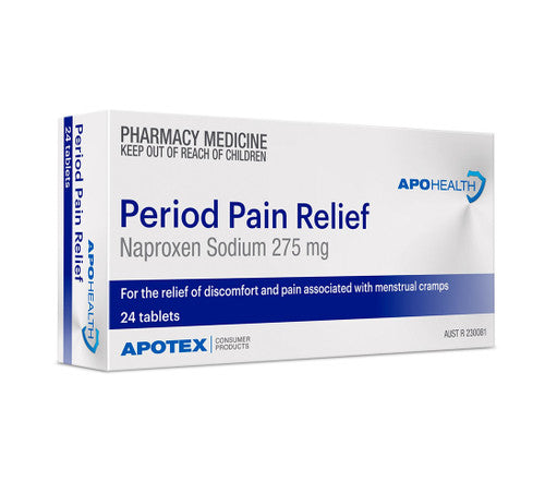 ApoHealth Period Pain Relief 24 Tablets