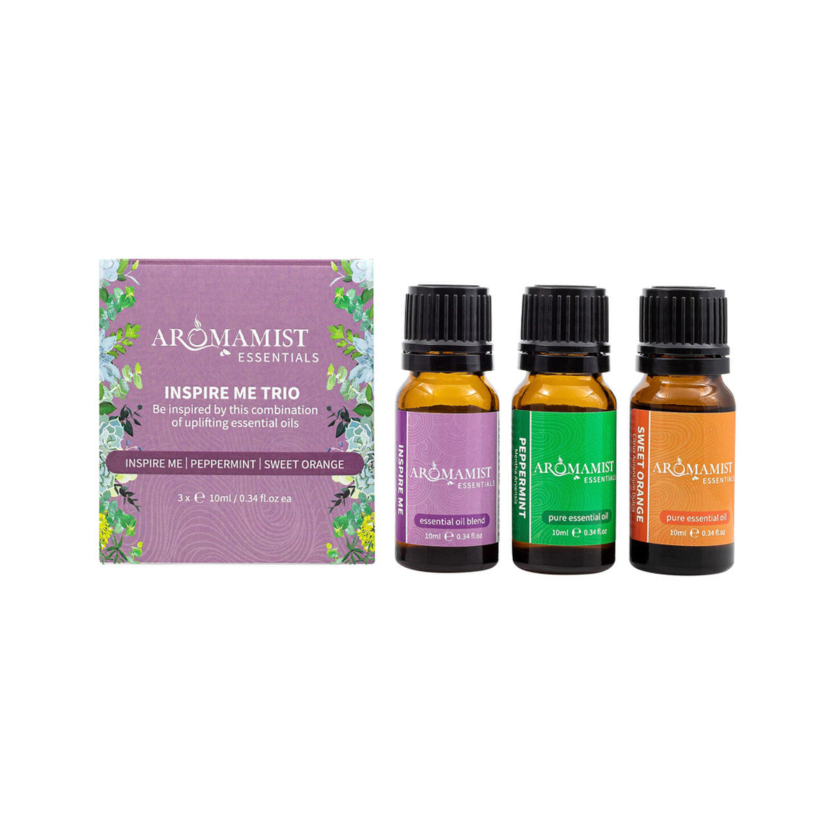 Aromamist Essentials Essential Oil Trio Inspire Me 10ml x 3 Pack ...