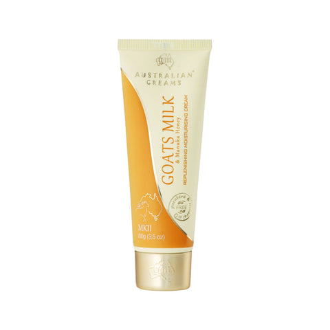 Australian Creams MkII Goats Milk Replenishing Moisturising Cream with Manuka Honey 100g