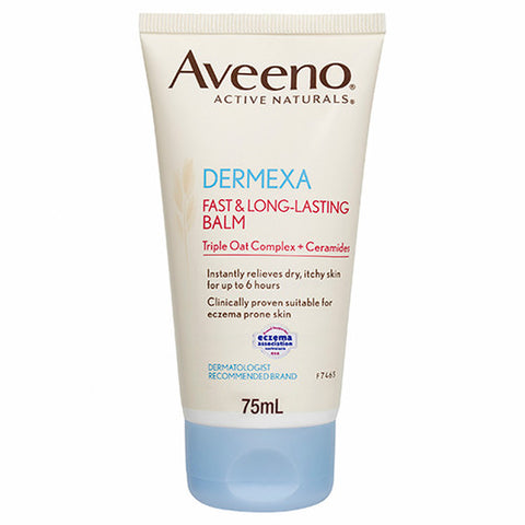 Aveeno DERMEXA Fast & Long-Lasting Balm 75ml