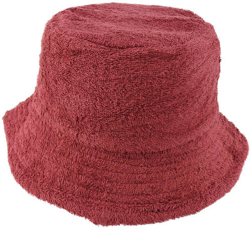 Avenel Floppy Towelling Hat - Maroon Large