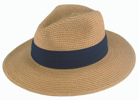 Avenel Paper Braid Safari Hat - Tan Small