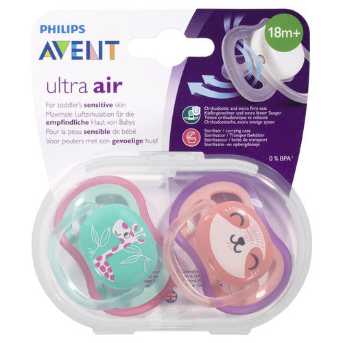 Avent Ultra Air Soother 18+ Months 2 Pack