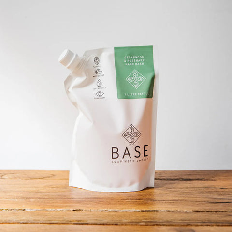 BASE SOAP Cedarwood & Rosemary Hand Wash Refill 1L
