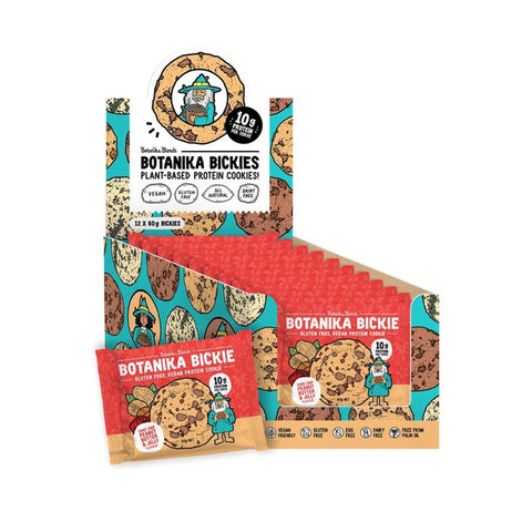 BOTANIKA BLENDS Botanika Bickie - Protein Cookie Choc Chip Peanut Butter & Jelly 60g 12PK