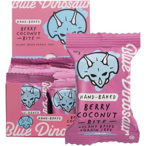 BLUE DINOSAUR Hand-Baked Bite Berry & Coconut 30g 18PK