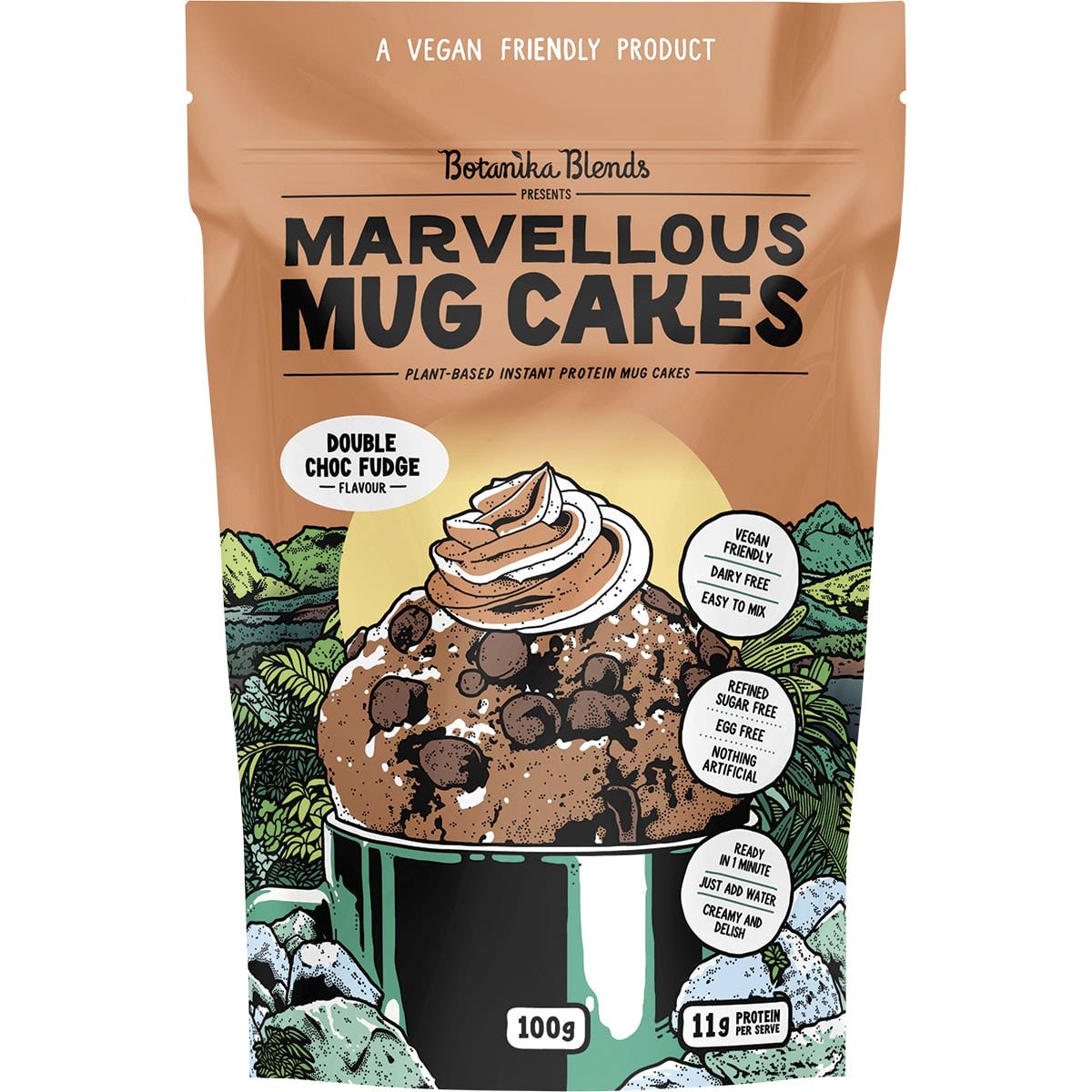 BOTANIKA BLENDS Marvellous Mug Cakes Double Choc Fudge 100g