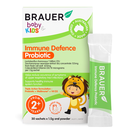 Brauer Baby & Kids Immune Defence Probiotic 30 Sachets