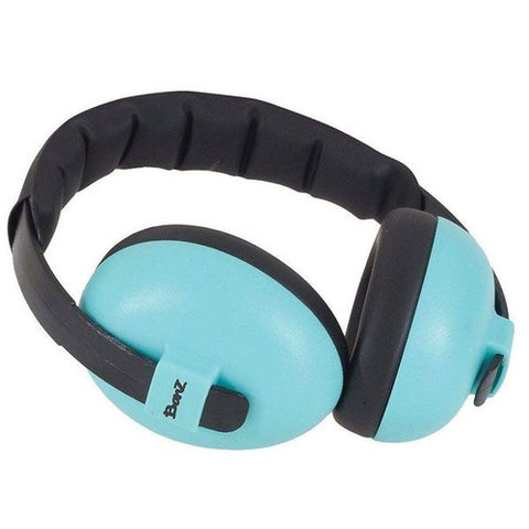 Baby Banz Ear Muffs Mini Aqua Lagoon Blue 3 Months+