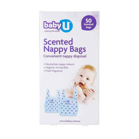BabyU  Scented Nappy Bags 50pk