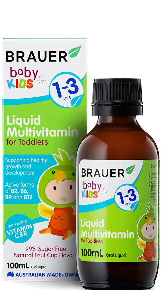 Brauer Baby & Kids Liquid Multi Vitamin For Toddlers 100mL