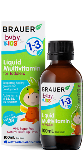 Brauer Baby & Kids Liquid Multi Vitamin For Toddlers 100mL