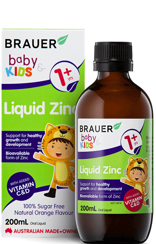 Brauer Baby & Kids Liquid  Zinc 200mL