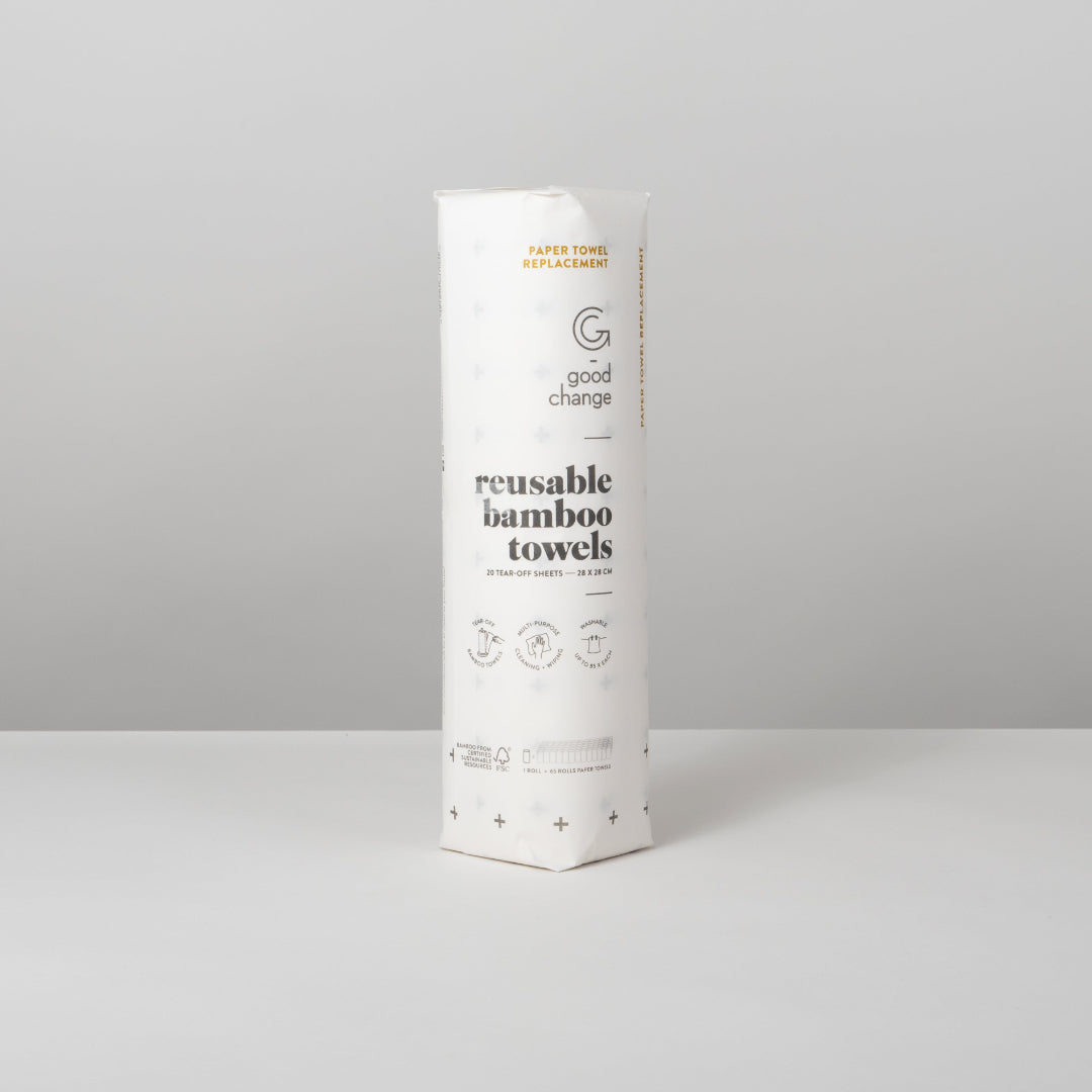 GOOD CHANGE STORE Reusable Bamboo Towels 20 Sheets 1