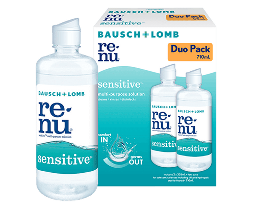 Bausch + Lomb Renu Sensitive Multi-Purpose Solution 355ml + 355ml Duo Pack