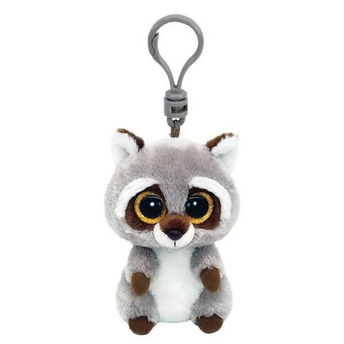 Beanie Boos Clip - Oakie Gray Raccoon