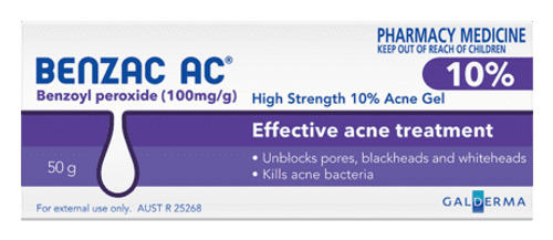 Benzac AC High Strength 10% Acne Gel 60g