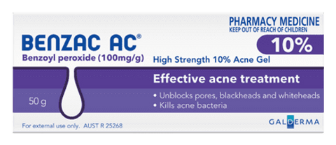 Benzac AC High Strength 10% Acne Gel 60g