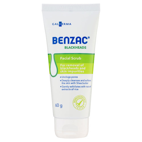 Benzac Blackheads Facial Scrub 60g