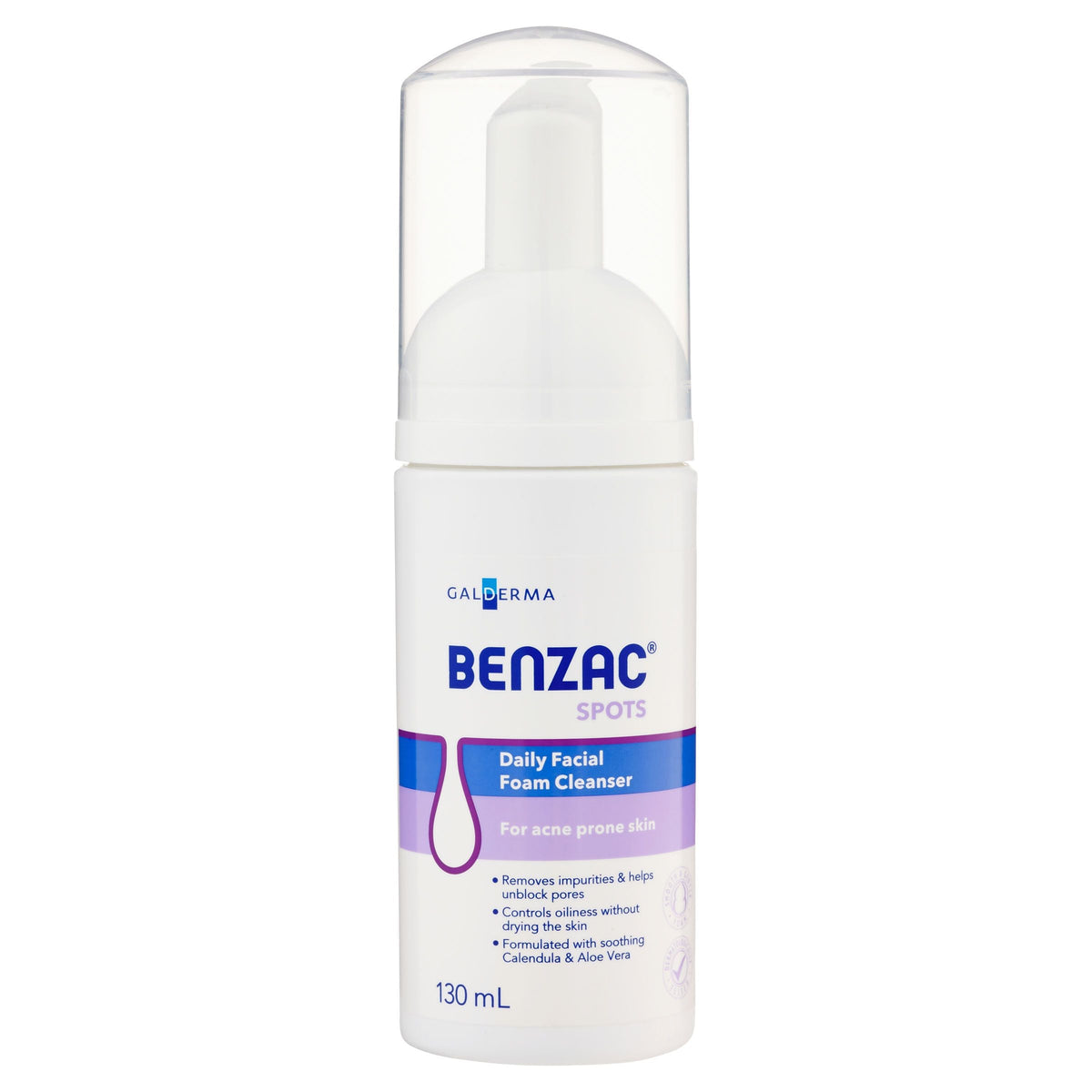 Benzac Daily Facial Foam Cleanser 130mL